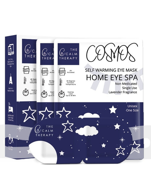 Load image into Gallery viewer, Healthy Lavender Steam Eyeshade Sleep Hot Compress Shading And Ventilation

