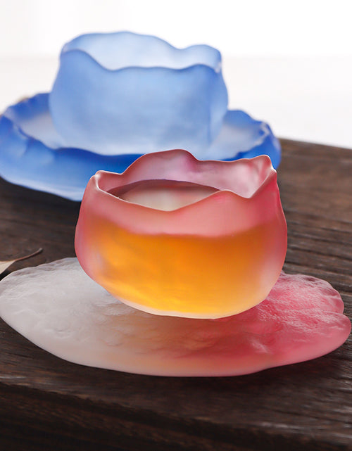 Load image into Gallery viewer, Glass Tea Cup Zen Personal Tea Set High-end Crystal Tea Cup
