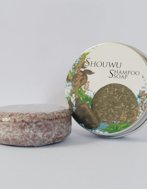 Load image into Gallery viewer, Foreign Trade Silicone Oil Free English Version Polygonum Ginseng Soap Nourishing Soap Shampoo Soap Essential Oil Soap Shampoo Soap
