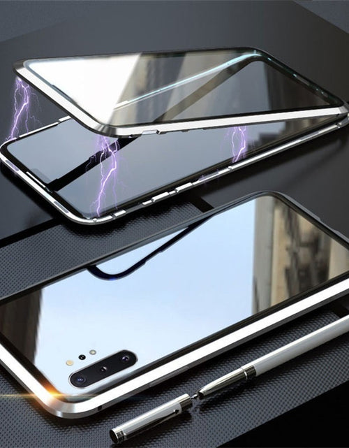 Load image into Gallery viewer, Samsung Note10Pro Mobile Phone Case Double-Sided Magneto Galaxy Note10 Metal All-Inclusive Anti-Fall Protective Cover
