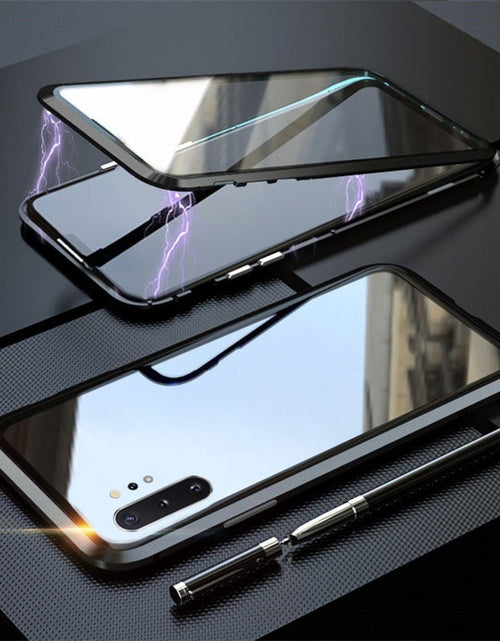 Load image into Gallery viewer, Samsung Note10Pro Mobile Phone Case Double-Sided Magneto Galaxy Note10 Metal All-Inclusive Anti-Fall Protective Cover
