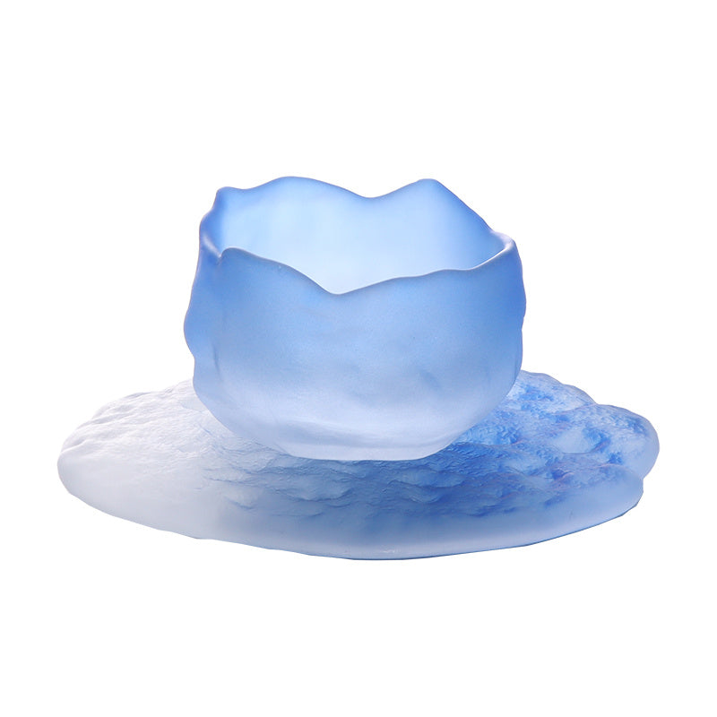 Glass Tea Cup Zen Personal Tea Set High-end Crystal Tea Cup