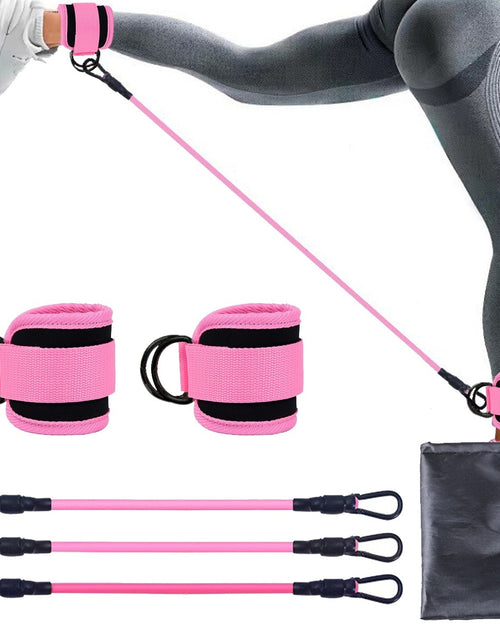 Load image into Gallery viewer, Ankle Strap Resistance Bands Hip Leg Strength Pull Rope Fitness Elastic Training Home Yoga Pilate Crossfit Workout Gym Equipment
