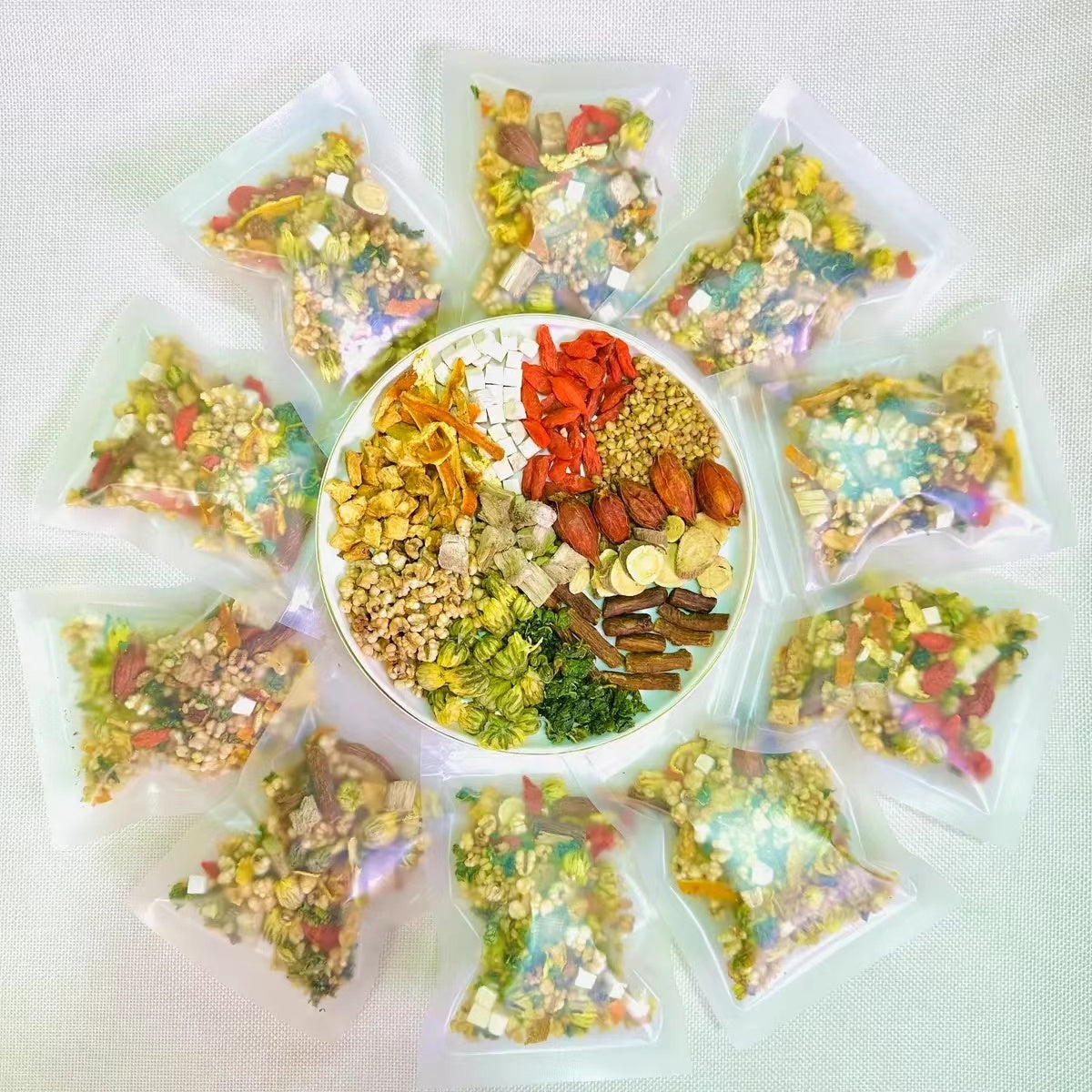 Chicory Gardenia Kudzu Mulberry Leaf Pure Handmade Twelve Flavors Acid Drop Tea
