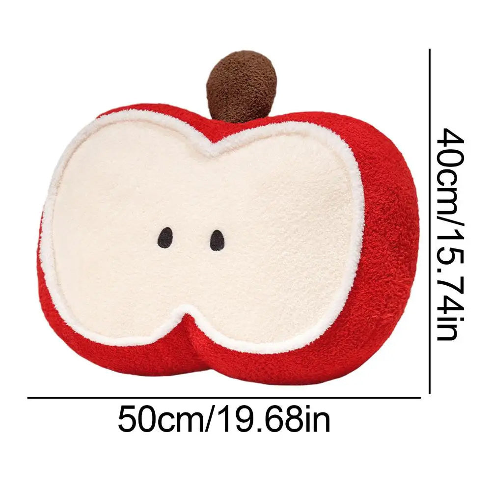 Fruit Shaped Pillows Lovely Cartoon Fruit Seat Cushion Adorable Lumbar Spine Waist Supporter Cartoon Comfortable Stuffed Fruit Pillows For Kids