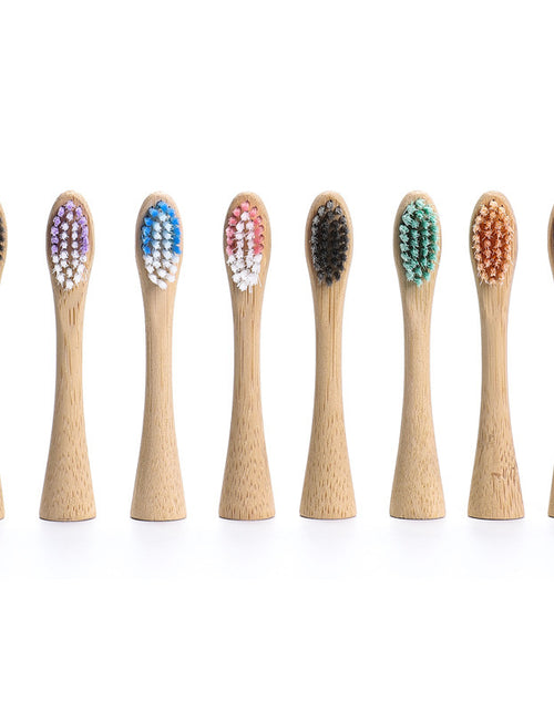 Load image into Gallery viewer, Electric Bamboo Toothbrush Head Daily Necessities Bamboo Toothbrush Replacement Head Electric Toothbrush Head
