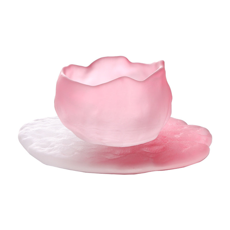 Glass Tea Cup Zen Personal Tea Set High-end Crystal Tea Cup