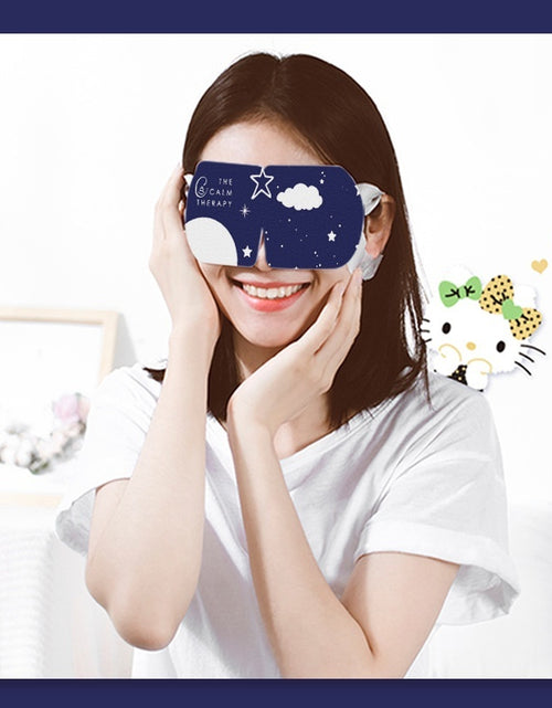 Load image into Gallery viewer, Healthy Lavender Steam Eyeshade Sleep Hot Compress Shading And Ventilation

