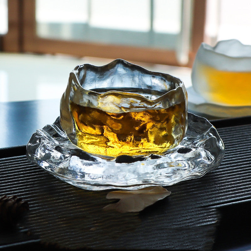 Glass Tea Cup Zen Personal Tea Set High-end Crystal Tea Cup