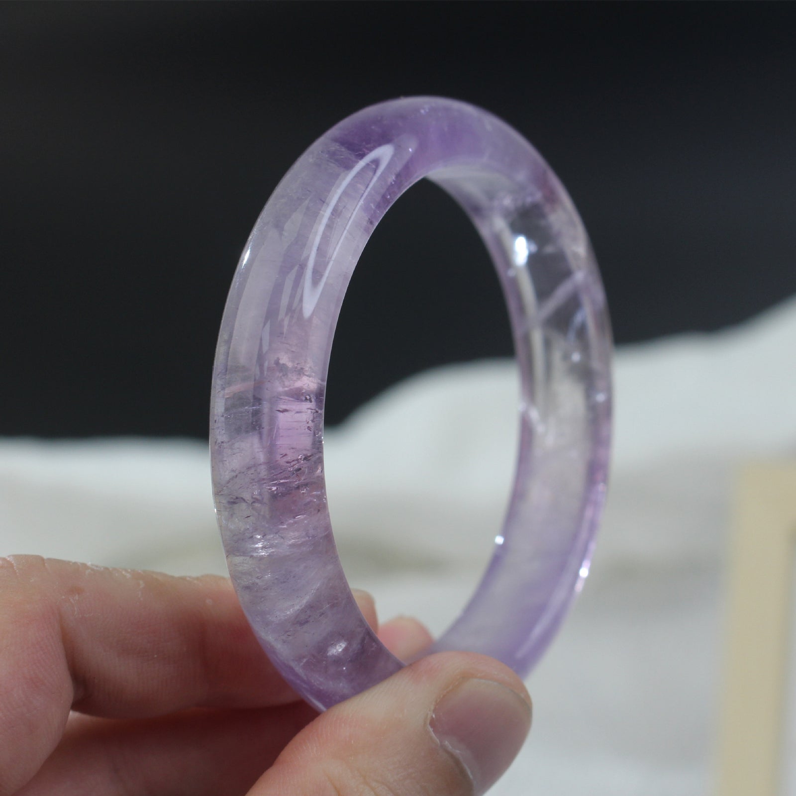 Natural Lavender Amethyst Bracelet Urugua Dreamy Simple Pick