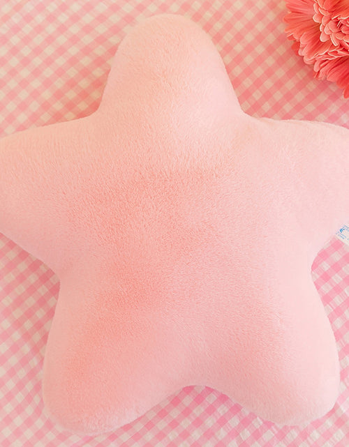 Load image into Gallery viewer, Star Pillow, Decorative Throw Pillows For Bed Couch, 15in Star Shaped Pillow Plush Floor Cushions Room Decor Pillow With Soft Faux Rabbit Fur For Sofa Bedroom Living Room
