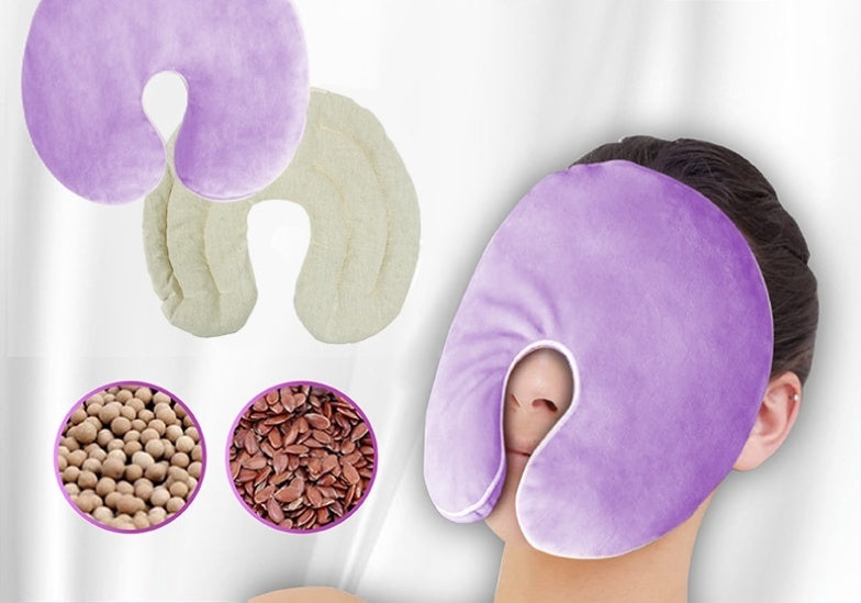 Mineral Beads Hot And Cold Compressing Mask Sinus Hot Pack Relieve Stress Flaxseed Lavender Face Sleep Mask