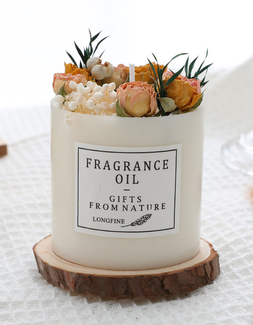 Load image into Gallery viewer, Dried Flowers Decor Romantic Candles
