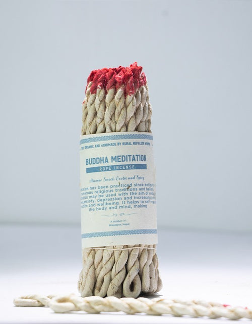 Load image into Gallery viewer, Handmade Rope Scented Sage Plant Spice Meditation
