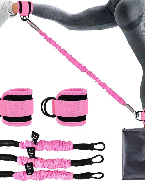 Load image into Gallery viewer, Ankle Strap Resistance Bands Hip Leg Strength Pull Rope Fitness Elastic Training Home Yoga Pilate Crossfit Workout Gym Equipment
