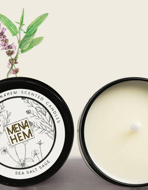 Load image into Gallery viewer, Black Tin Cans Aromatic Candles Smokeless
