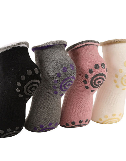 Load image into Gallery viewer, Non-slip yoga socks, silicone granules, yoga socks, floor socks
