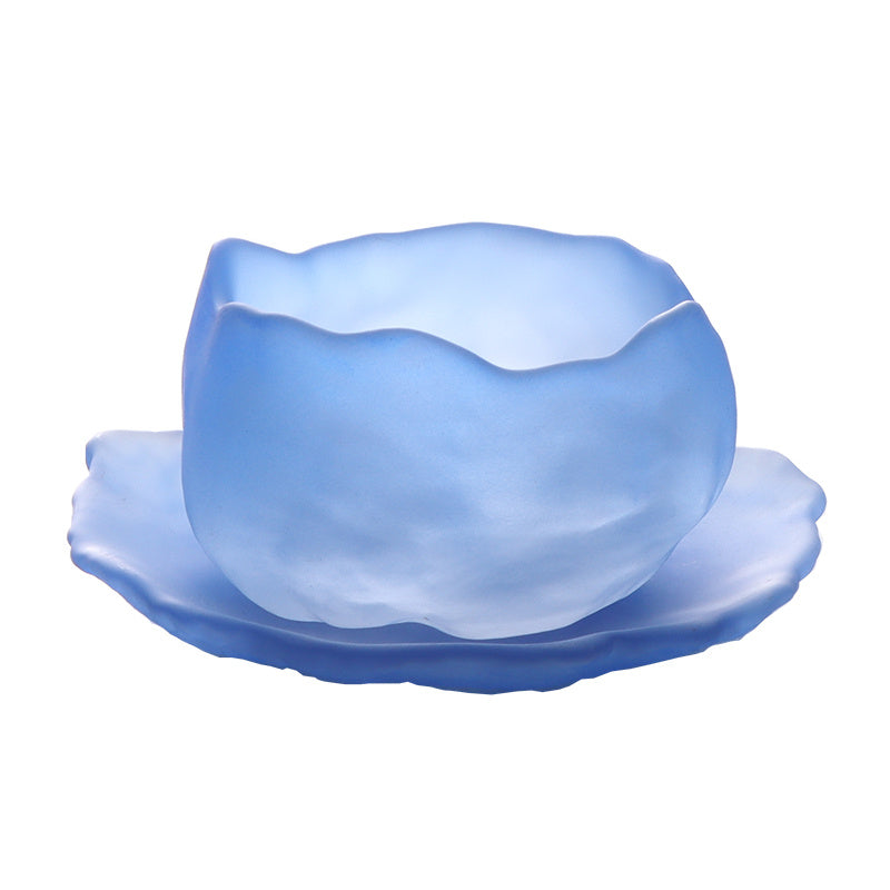 Glass Tea Cup Zen Personal Tea Set High-end Crystal Tea Cup