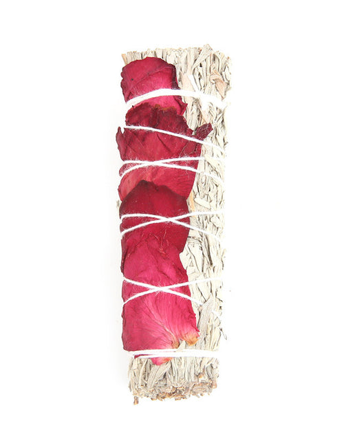 Load image into Gallery viewer, White Sage And Red Rose Petal Colorful Aromatherapy
