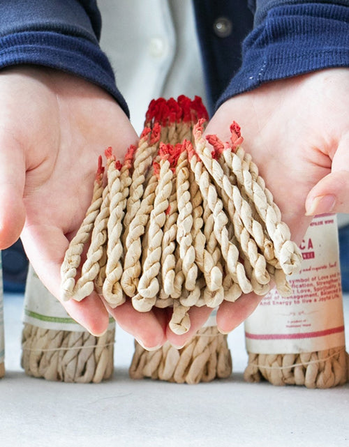 Load image into Gallery viewer, Handmade Rope Scented Sage Plant Spice Meditation
