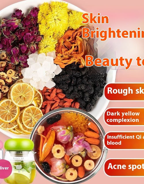 Load image into Gallery viewer, Rose Lemon Slice Beauty And Beauty Brewing Scented Tea
