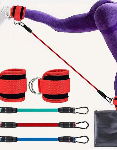Load image into Gallery viewer, Ankle Strap Resistance Bands Hip Leg Strength Pull Rope Fitness Elastic Training Home Yoga Pilate Crossfit Workout Gym Equipment
