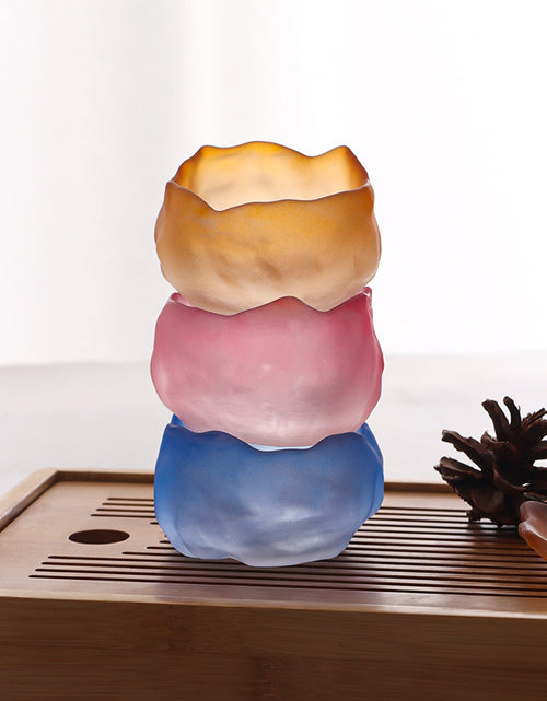 Load image into Gallery viewer, Glass Tea Cup Zen Personal Tea Set High-end Crystal Tea Cup
