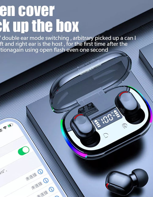 Load image into Gallery viewer, Mini Wireless Earbuds - Earbud Headphones With Digital Display Bluetooth Earbuds TWS 5.3 Wireless Headphones Earphone Waterproof For All Phones
