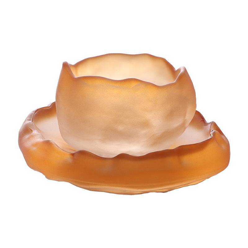 Glass Tea Cup Zen Personal Tea Set High-end Crystal Tea Cup