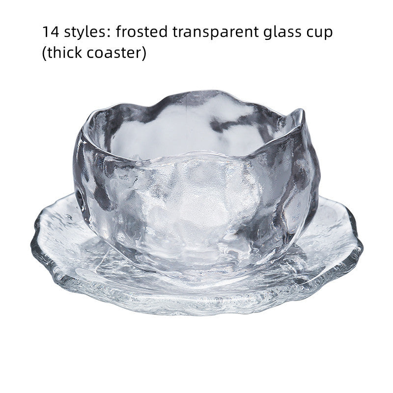 Glass Tea Cup Zen Personal Tea Set High-end Crystal Tea Cup