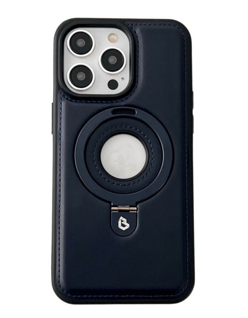 Load image into Gallery viewer, Magnetic Drop-resistant Leather Bracket Phone Case
