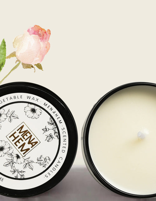 Load image into Gallery viewer, Black Tin Cans Aromatic Candles Smokeless
