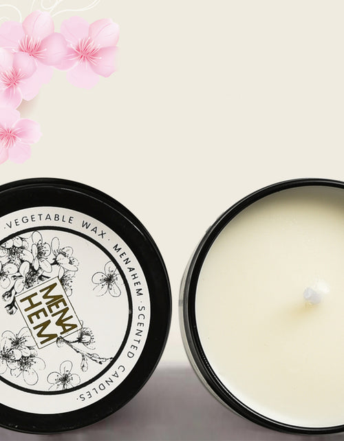 Load image into Gallery viewer, Black Tin Cans Aromatic Candles Smokeless
