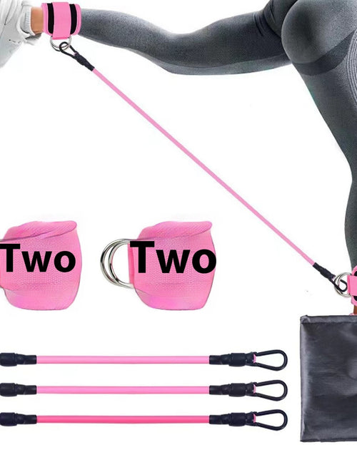 Load image into Gallery viewer, Ankle Strap Resistance Bands Hip Leg Strength Pull Rope Fitness Elastic Training Home Yoga Pilate Crossfit Workout Gym Equipment
