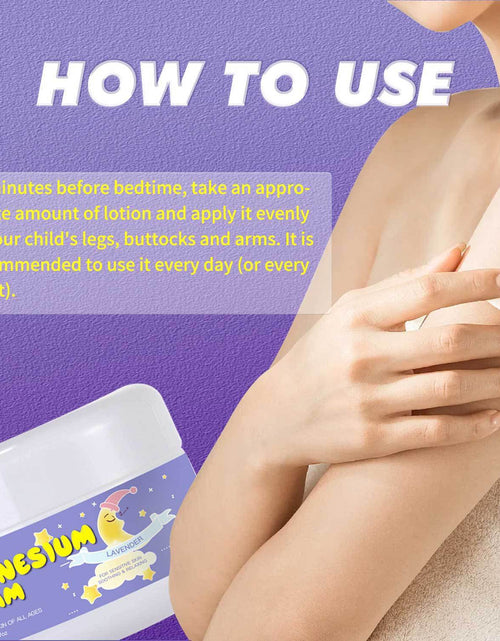 Load image into Gallery viewer, Children&#39;s Magnesium Cream Lavender 100g
