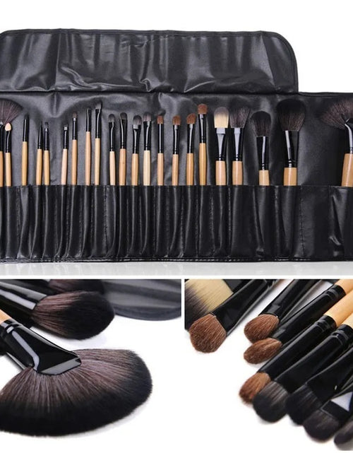 Load image into Gallery viewer, Gift Bag Of 24 Pcs Makeup Brush Sets Professional Cosmetics Brushes Eyebrow Powder Foundation Shadows Pinceaux Make Up Tools
