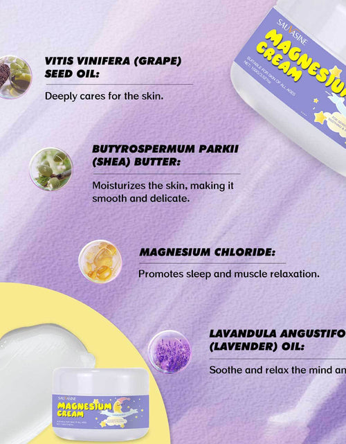 Load image into Gallery viewer, Children&#39;s Magnesium Cream Lavender 100g
