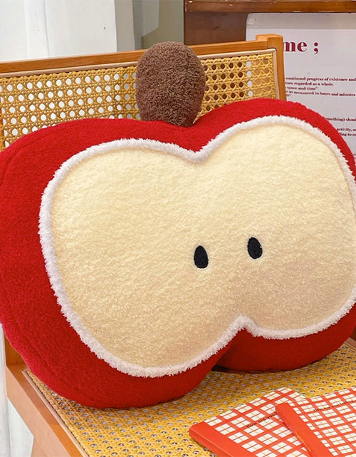 Load image into Gallery viewer, Fruit Shaped Pillows Lovely Cartoon Fruit Seat Cushion Adorable Lumbar Spine Waist Supporter Cartoon Comfortable Stuffed Fruit Pillows For Kids

