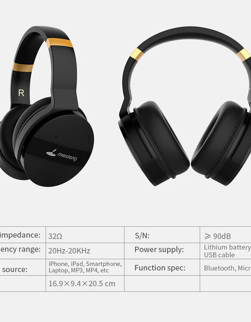 Load image into Gallery viewer, Noise Canceling Headphones Computer Mobile Bass Gaming Wireless Headphones
