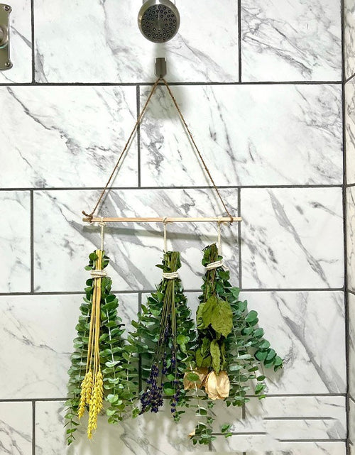 Load image into Gallery viewer, Bath Home Decor Natural Dried Flowers Lavender Immortal Eucalyptus Leaves
