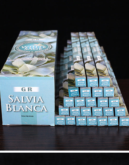 Load image into Gallery viewer, White Salvia Officinalis White Sage Aromatherapy Incense Joss-stick
