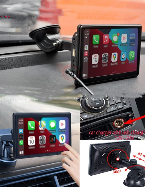 Load image into Gallery viewer, Portable IPS Car Smart Screen Wireless Projection Screen Carplay Android AUTO
