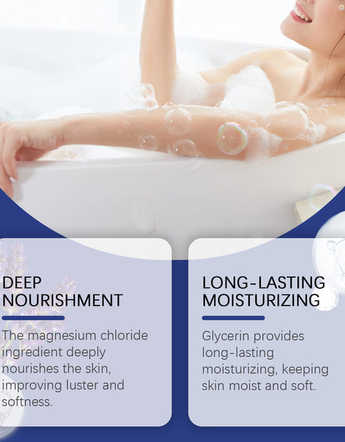 Load image into Gallery viewer, Lavender Magnesium Bath Sheet Nourishing Moisturizing Cleaning
