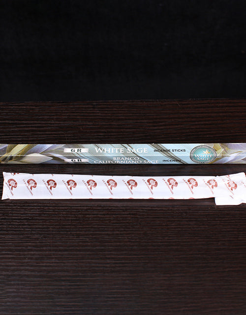 Load image into Gallery viewer, White Salvia Officinalis White Sage Aromatherapy Incense Joss-stick
