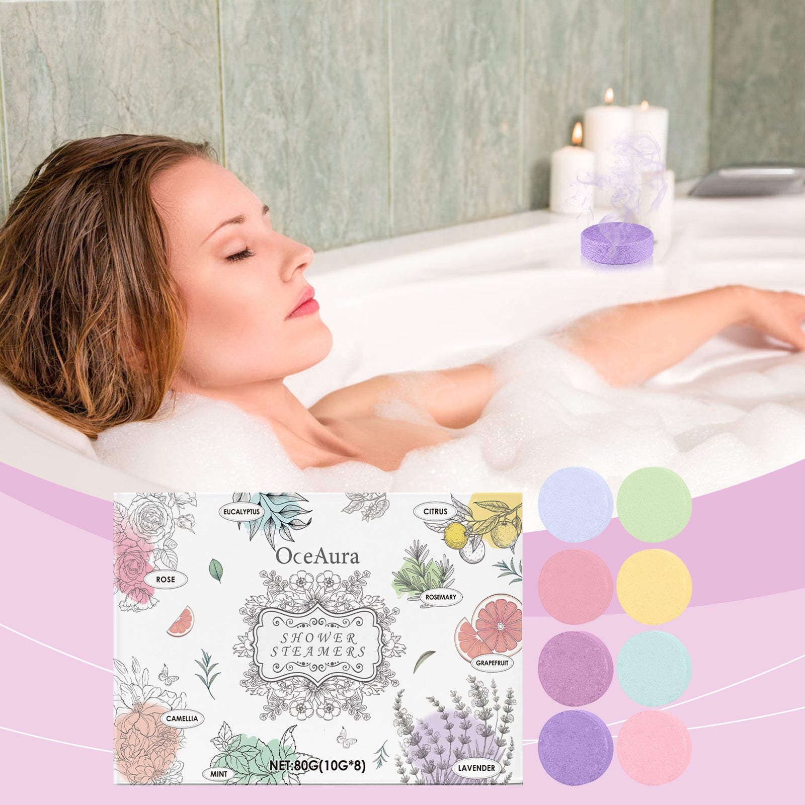 Body Skin Gentle Cleansing Aromatherapy With A Variety Of Flavors