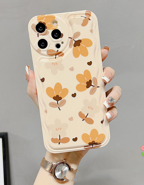 Load image into Gallery viewer, Autumn Leaves And Flowers With Bow Silk Scarf Phone Cases
